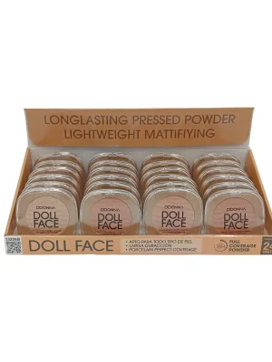 Compact powder doll face pressed B DDonna