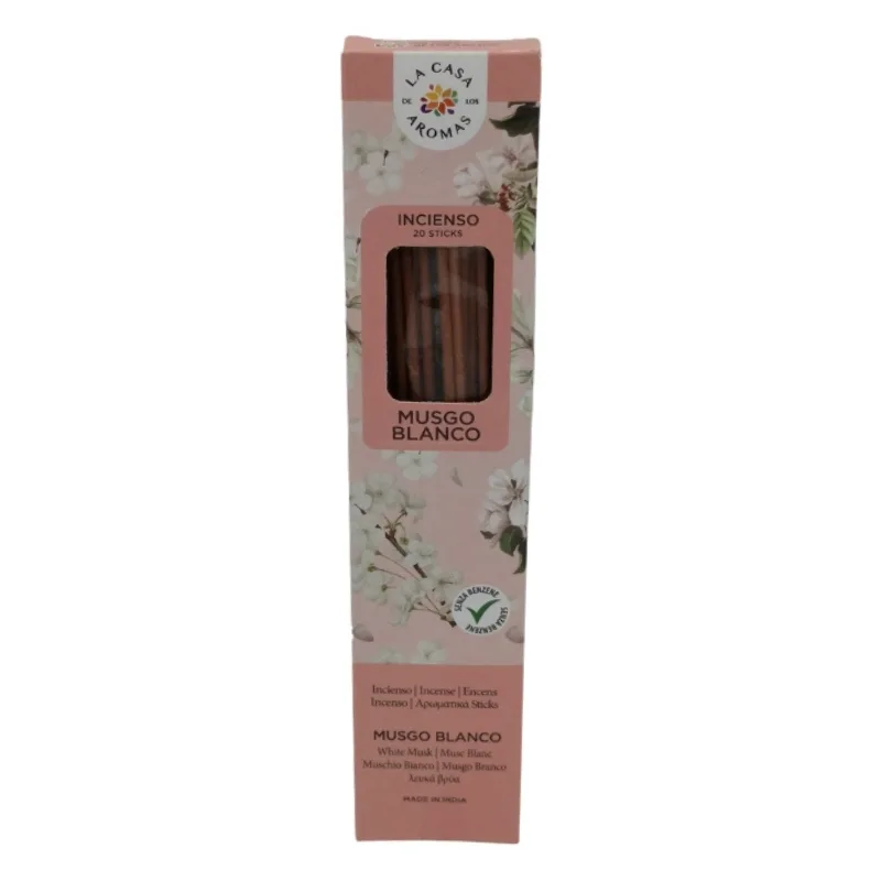 Incienso Musgo blanco la casa de los aromas
