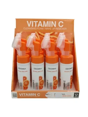 Make up remover vitamina C mousse limpieza facial DDonna