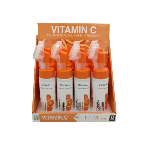 Make up remover vitamina C mousse limpieza facial DDonna