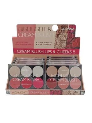Palette highlight & cream blush A DDonna